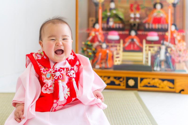 初節句お祝い　女児着物