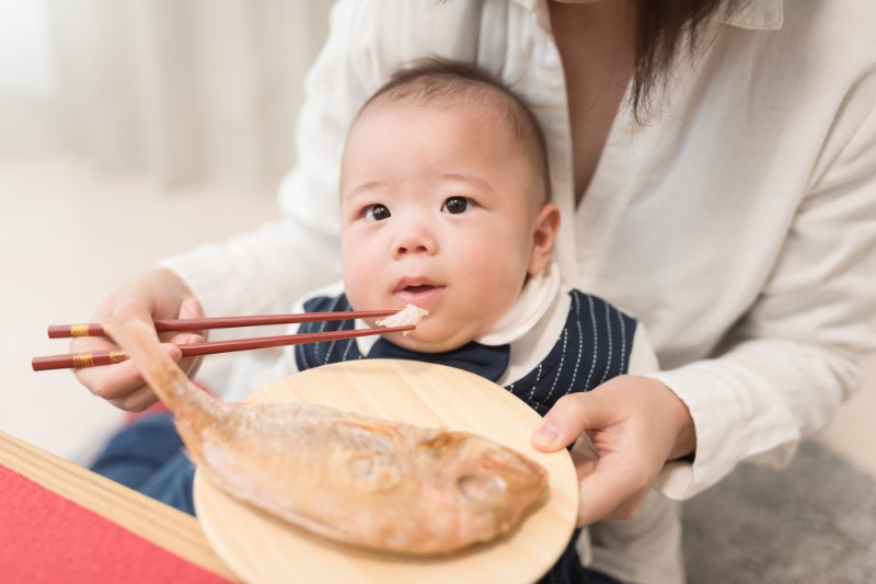 お食い初めの写真をおしゃれに撮る方法とは？100日祝いを思い出に！