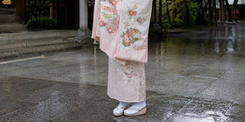 着丈の短い着物