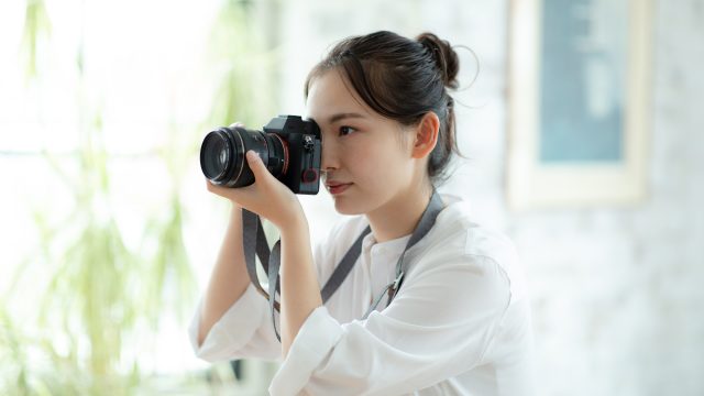 写真教室のカメラマン