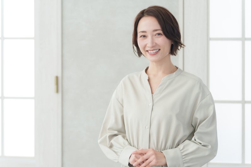 笑顔/女性