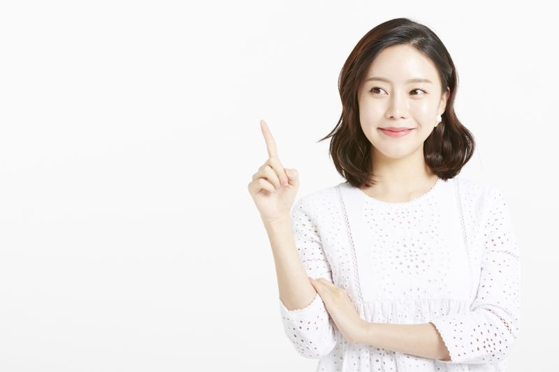 指差し/女性