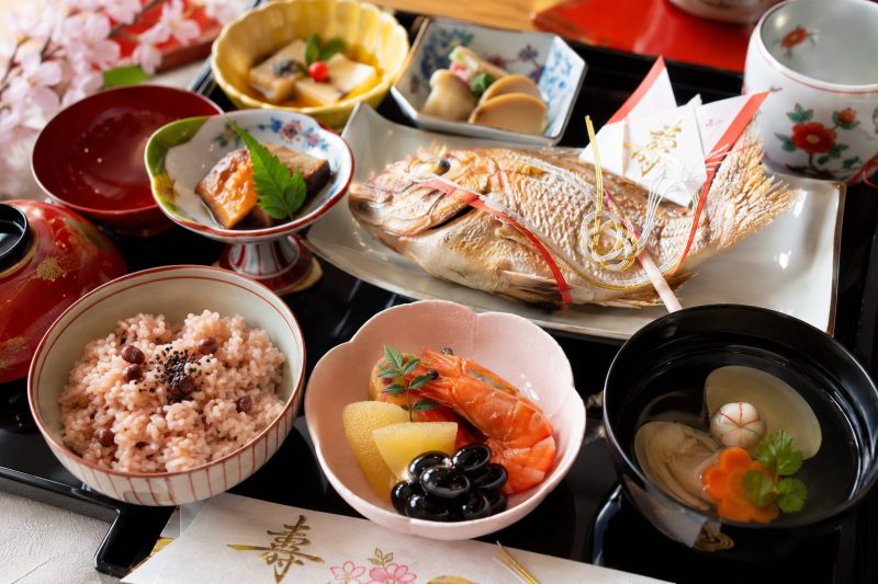 お宮参りでの祝い膳
